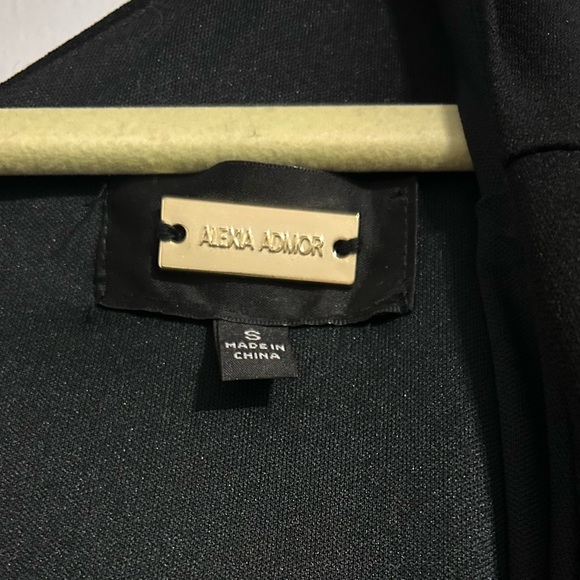 Alexa Admor Black Jumpsuit | Size Small | Minimalist Elegant Wide Leg - Picture 4 of 4